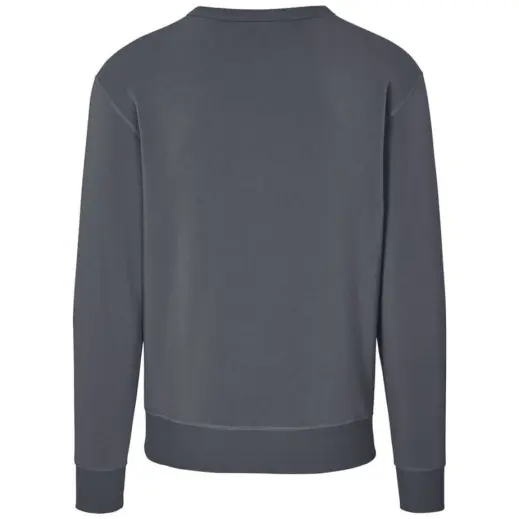 Mens Quinn Crew Neck Sweater Grey Back